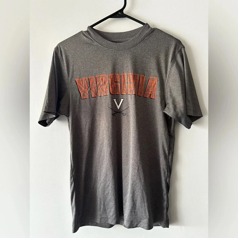 Menâs Gray College Virginia Cavaliers Football Basketball Hockey Ncaa T Shirt Sm Menâs Gray College Virginia Cavaliers Football Basketball Hockey Ncaa T Shirt Sm